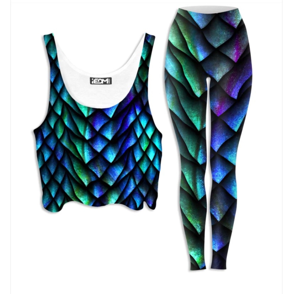 Festival wear… Dragon leggings and tank top IEDM